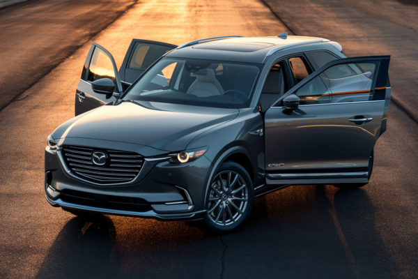 The Mazda CX 90 in Platinum Quartz Metallic: A Captivating Crossover Masterpiece